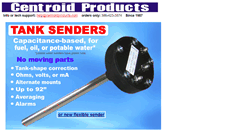 Desktop Screenshot of centroidproducts.com